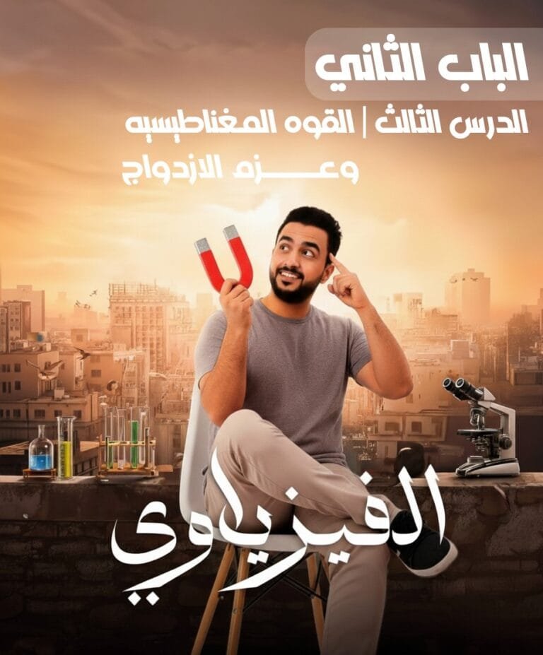 الباب الثاني _ الدرس الثالث _ القوة المغناطيسية وعزم الازدواج